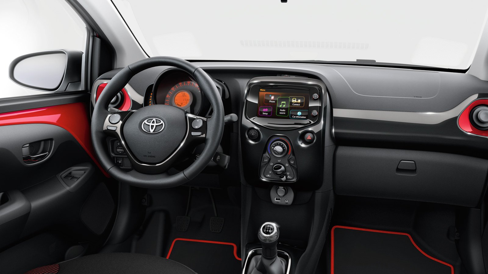 Toyota AYGO interieur multimedia