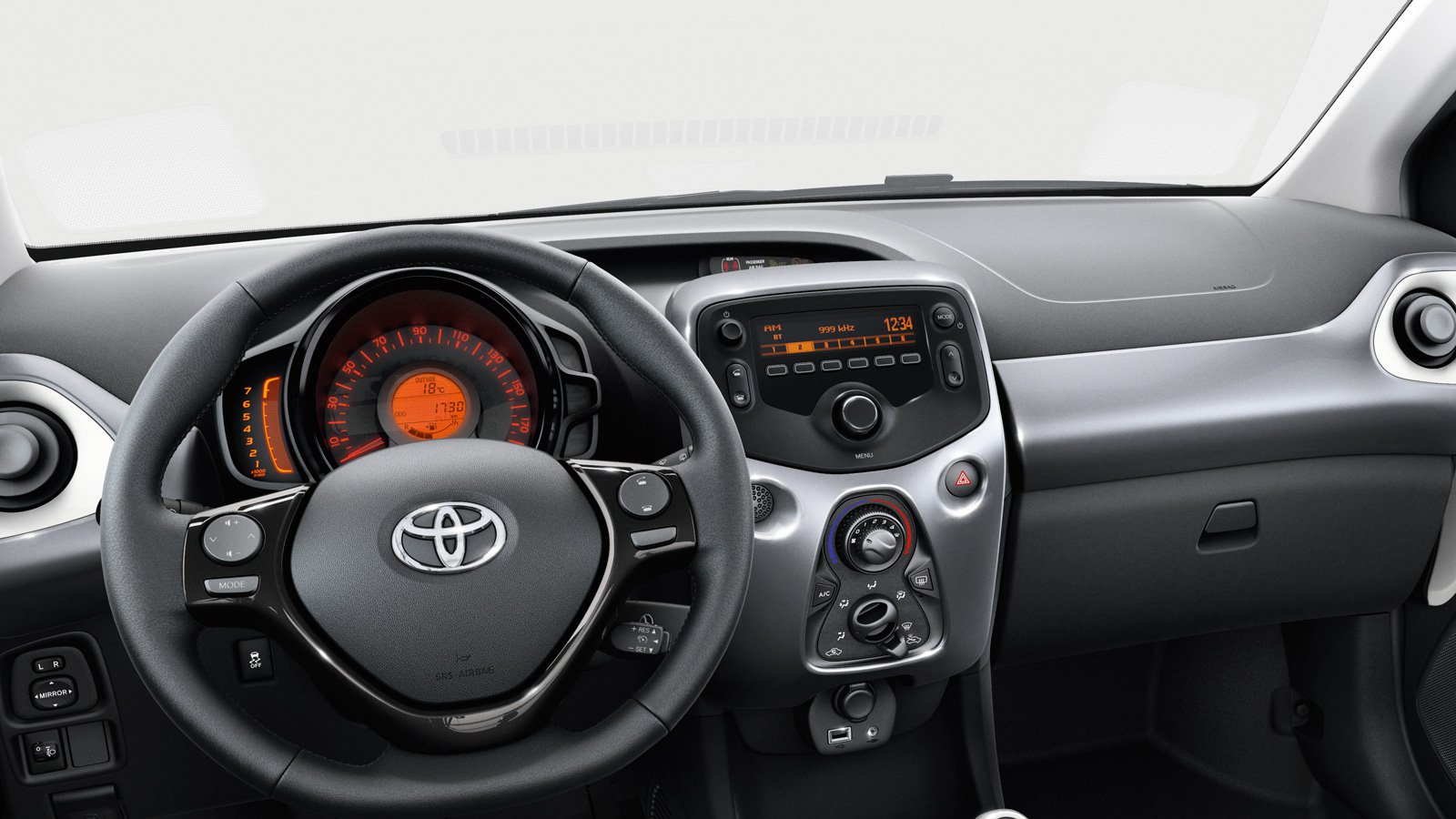 Toyota AYGO interieur basic